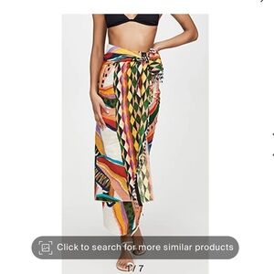 Farm Rio NWT Multi Banana Print Sarong